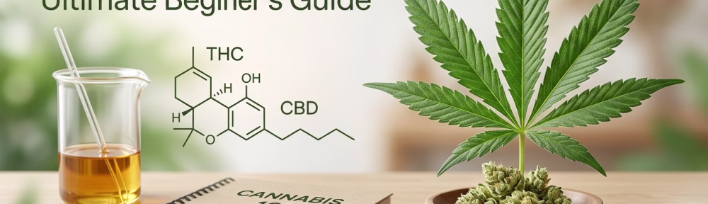 Cannabis 101: A comprehensive beginner's guide to understanding THC, CBD molecules, and cannabis strains at tots420.com.